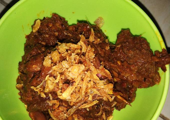 Rendang Daging Sapi Pedas