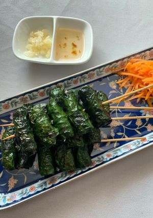 รูปของ หมูย่างใบชะพลู