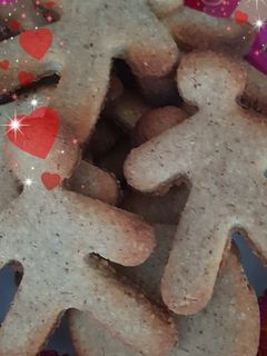 Une photo de Sable de noel sans gluten et vegan