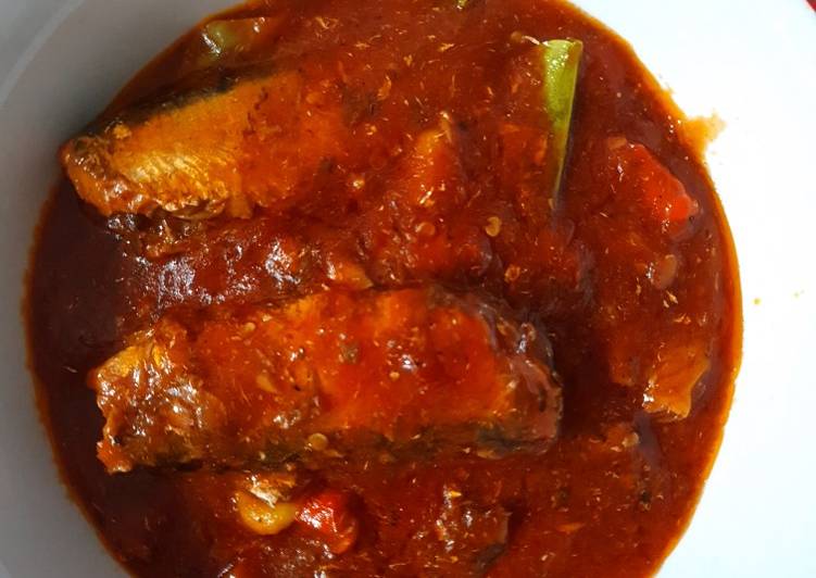 Ikan Sarden asam manis