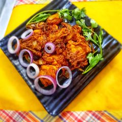A picture of Punjabi weekend angara chicken.