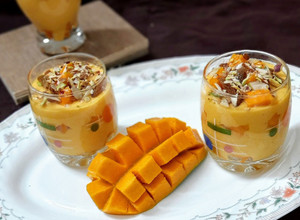 A picture of Mango Mastani (Kesar Mastani).