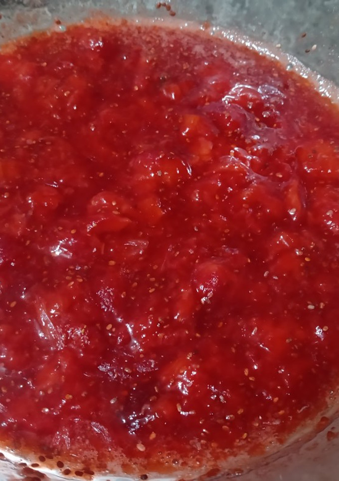 Una foto de Mermelada de frutilla sin azúcar