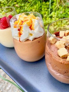 Una foto de Mousse de chocolate muy esponjosa