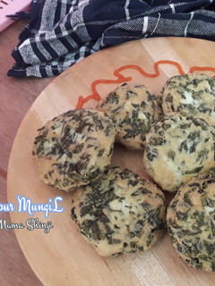Foto resep Bakwan tahu daun singkong