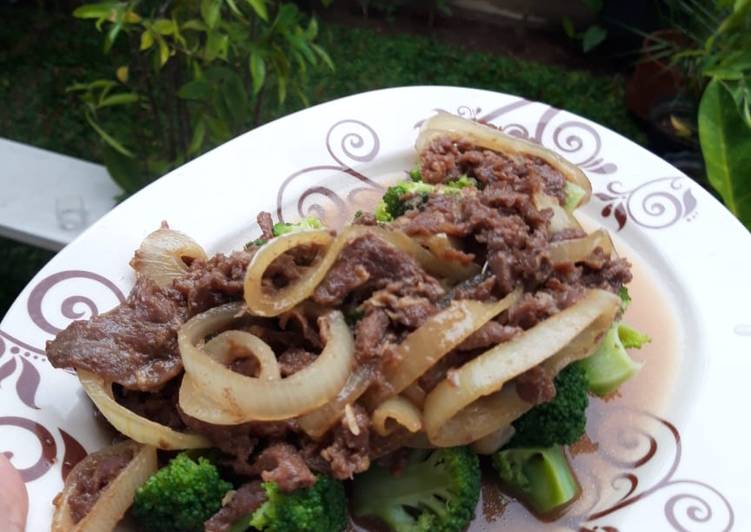 Bagaimana Menyiapkan Beef Teriyaki Brokoli Anti Gagal