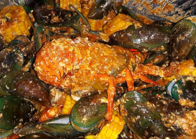 Resep Seafood Mix Saos Padang Anti Gagal