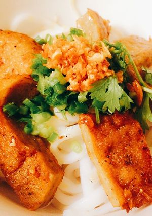 Hình của món Bánh Canh Giò-Chả Cá.