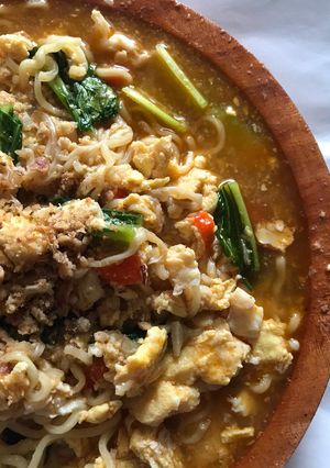 Foto resep Indomie goreng nyemek