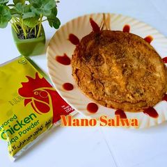 A picture of Anda paratha.