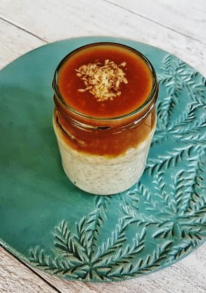 Őszi körtés tápiókapuding recept fotója