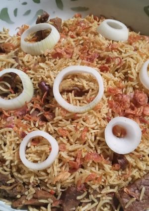 Foto resep Nasi Briyani Daging Kambing