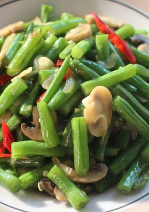 Foto resep Tumis Buncis Jamur Kancing