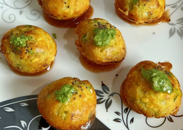 Recipe of Homemade Moong dal Appe