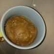 Mug cake de dulce de leche sin gluten y sin huevo