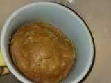 Mug cake de dulce de leche sin gluten y sin huevo