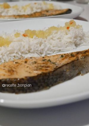 Une photo de Saumon au beurre