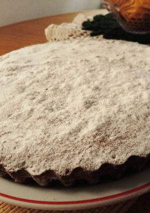 Una foto de Bizcochuelo de chocolate vegano 🍰🍫