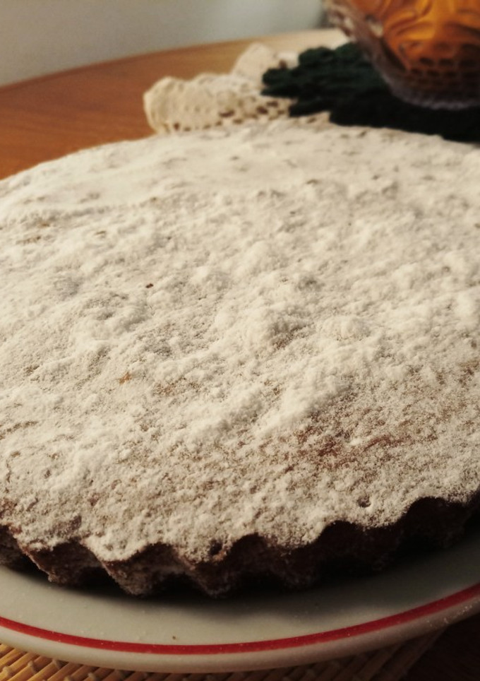 Una foto de Bizcochuelo de chocolate vegano 🍰🍫