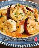 Camarones al ajillo🌺