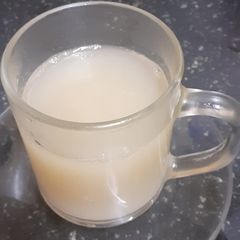 A picture of Bran Flour Kadha (Soup).