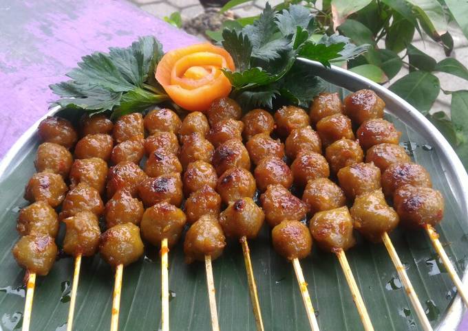 Resep 92 Sate Bakso Krikil Oleh Yash Larasati Cookpad