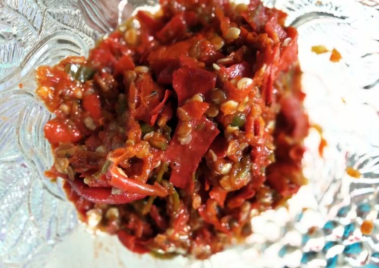 Sambal terasi jeruk limo