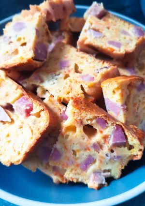Une photo de Cake carottes, jambon Boursin®️ 😁