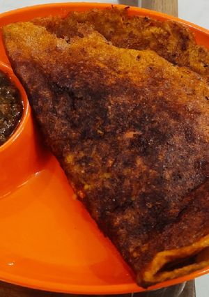A picture of Hari lahsun Ka chilla.
