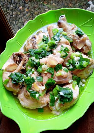 Foto resep Ayam kukus jahe ala chef devina hermawan🍗
