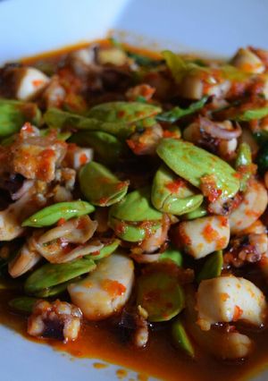 Foto resep Sambel sotong pete kemangi