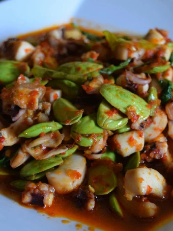 Cara Gampang Membikin Resep Sambel sotong pete kemangi yang Menggugah Selera Anti Ribet, Bikin Ngiler