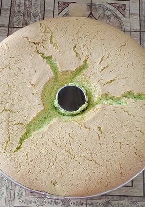Foto resep Bolu chiffon pandan