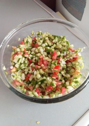 عکسی از دستور سالاد