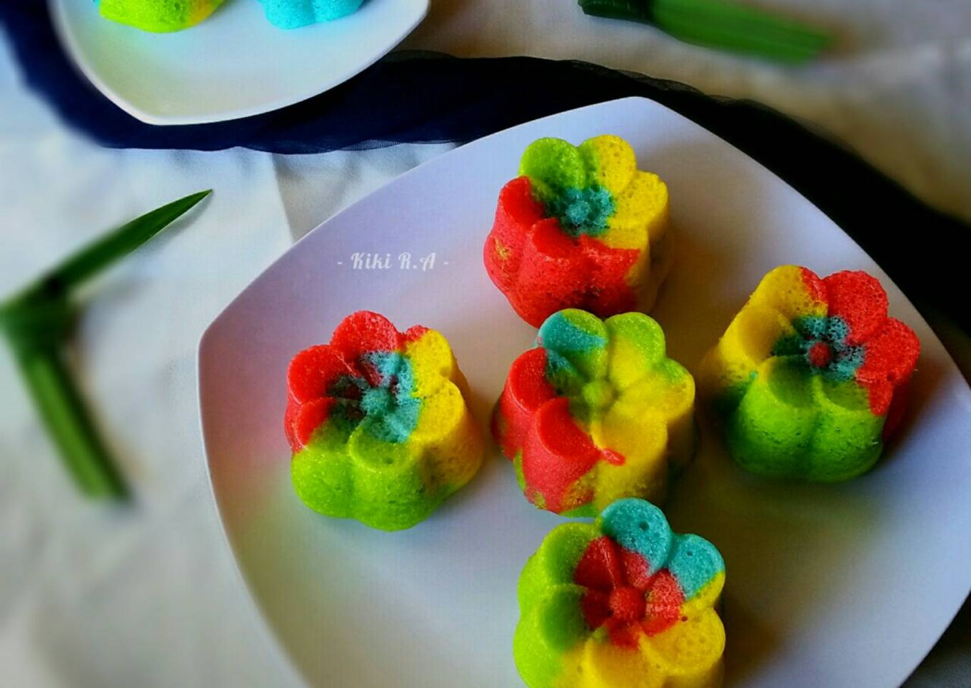 Kue Apem Rainbow