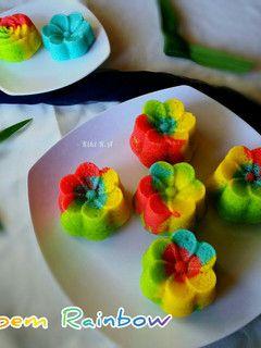 Foto resep Kue Apem Rainbow