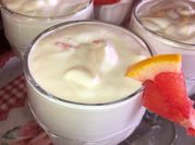 Una foto de crema pomelo