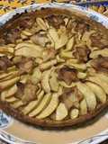 Tarte étoilée aux pommes et kiwi