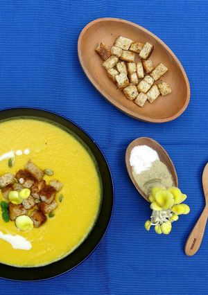 Foto resep Kabocha & Mushroom Soup