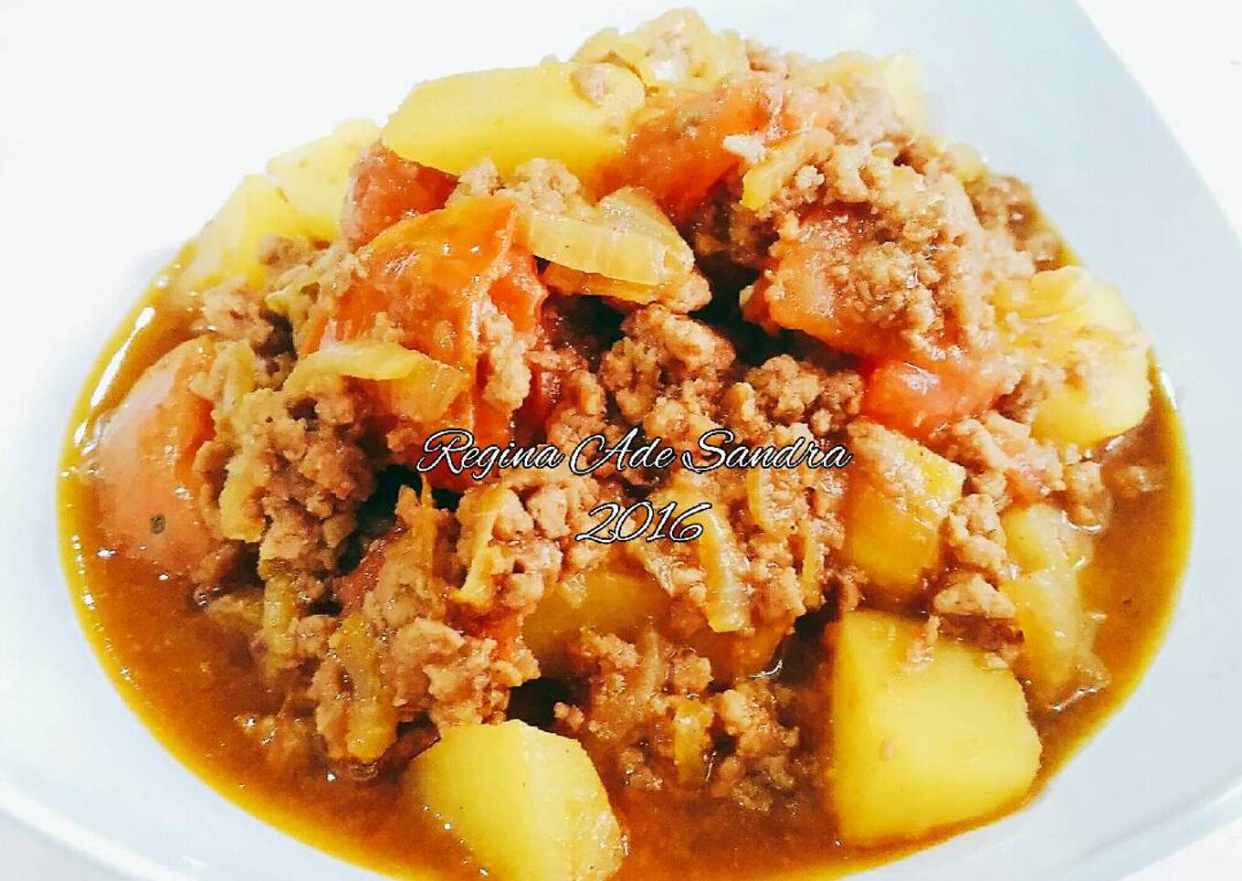 Semur Kentang Sapi Cincang