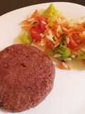 Hamburguesa de porotos colorados y arroz: sin gluten y veganas