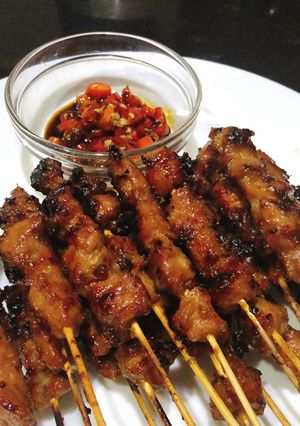 Foto resep Sate babi manis