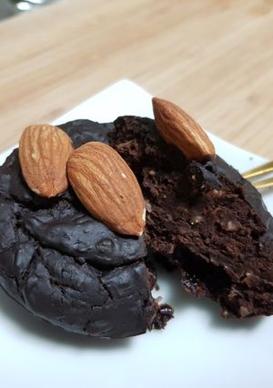高蛋白香蕉布朗尼（不加糖） 的食譜成品照片