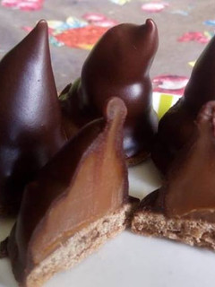 Una foto de Conitos de dulce de leche al ron