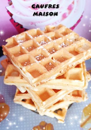 Une photo de Gaufres maison légères