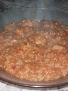 Una foto de Guisito de arroz con pollo