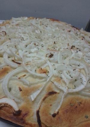 Una foto de Pizza fugazza rellena
