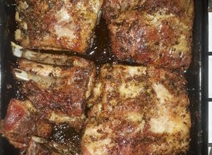 Una foto de Pechito de cerdo al horno