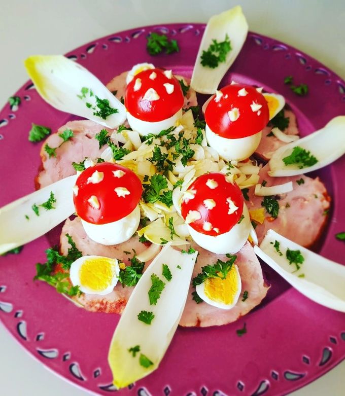Une photo de Crudités de Pâques #paques