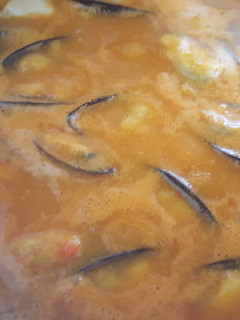 Una foto de Mejillones en salsa picante